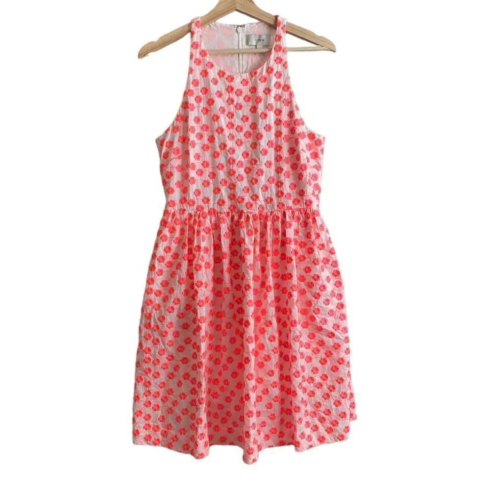 J.crew sleeveless floral fit and flare